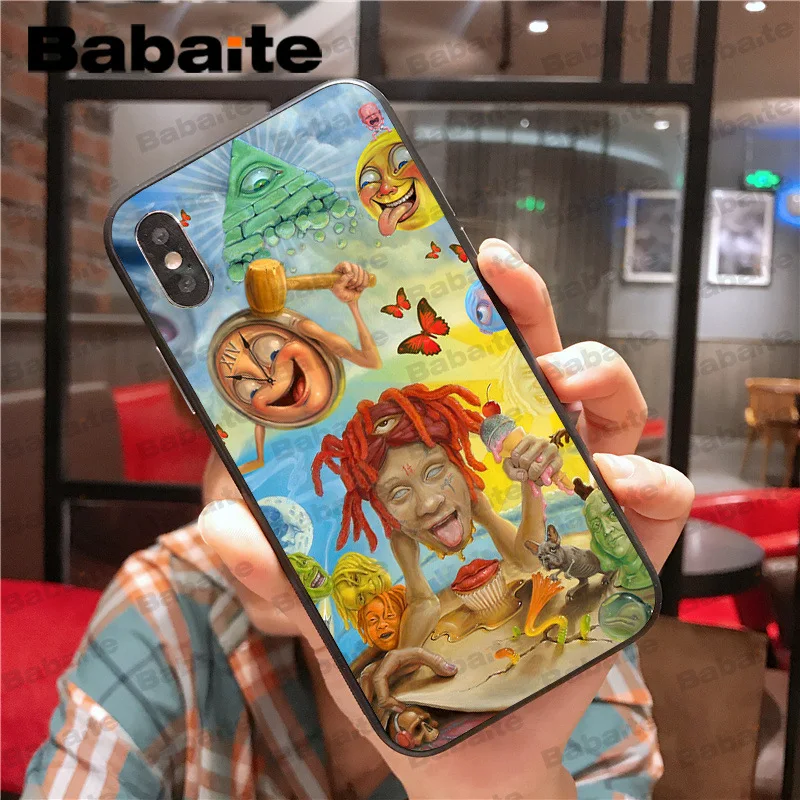 Для iphone 11promax Trippie redd Lifes a trip Мягкий силиконовый чехол для телефона, чехол для iphone X XS MAX 8 7plus 5S SE 6s XR, чехол funda