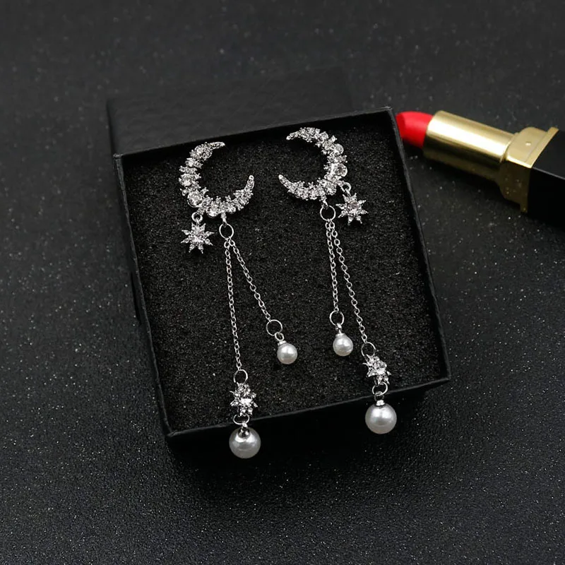 Женские тонкие серьги с кулоном в Корейском стиле супер сказочные