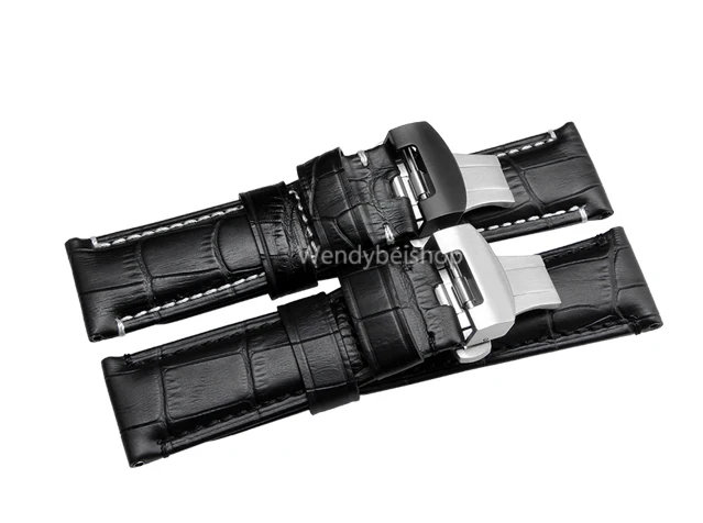 Ремешок для часов CARLYWET из натуральной телячьей кожи винтажный толстый браслет с