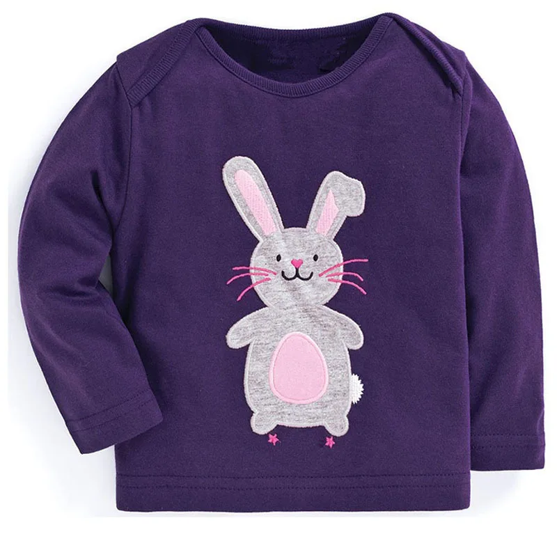 Jumpingbaby/ г. Детская футболка для девочек Одежда для маленьких девочек детская футболка с длинным рукавом Camiseta roupas infantis menina, осенний Топ