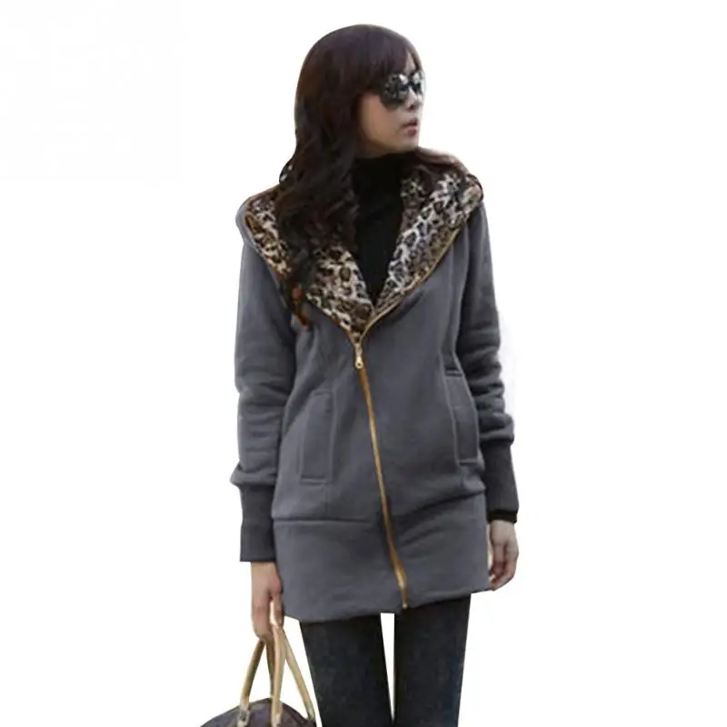 Осень зима Для женщин сплошной толстый женские зимняя верхняя одежда пальто с