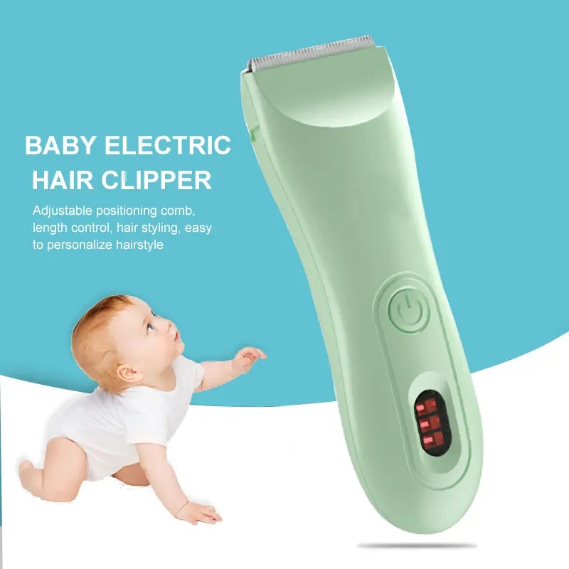 Беззвучная машинка для стрижки волос детей электрическая ABS зарядный кабель