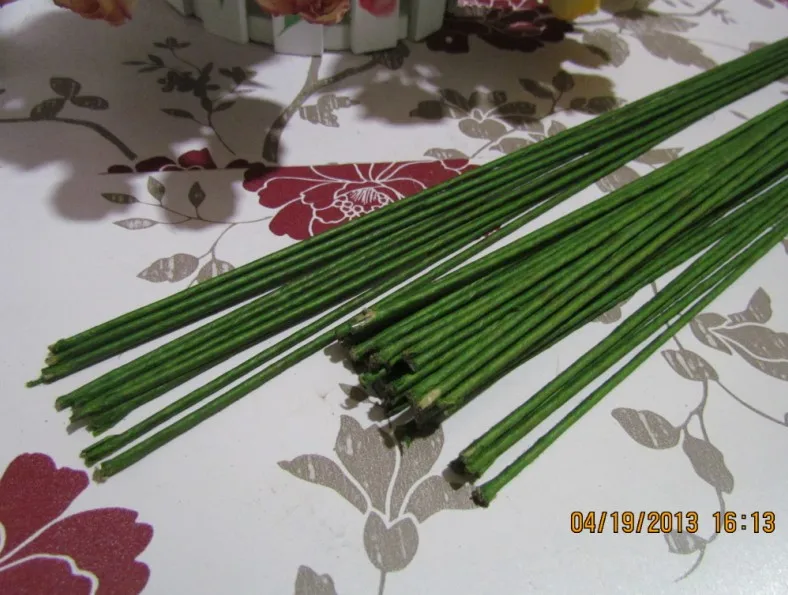 Цветочный материал Ронда ручная работа сделай сам 2 #2 мм длина 40 см бумажная