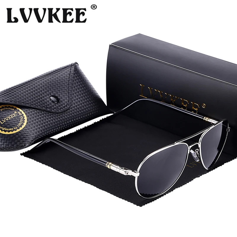 Солнцезащитные очки LVVKEE Мужские поляризационные для вождения UV400|fashion sun