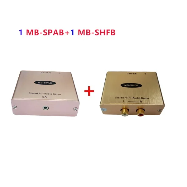 package B Аудио к RJ45 преобразователь RCA к сети аналоговый аудио видео в Cat5 адаптер AV удлинитель аудио-и видеокабель аудиоудлинитель - Цвет: package B