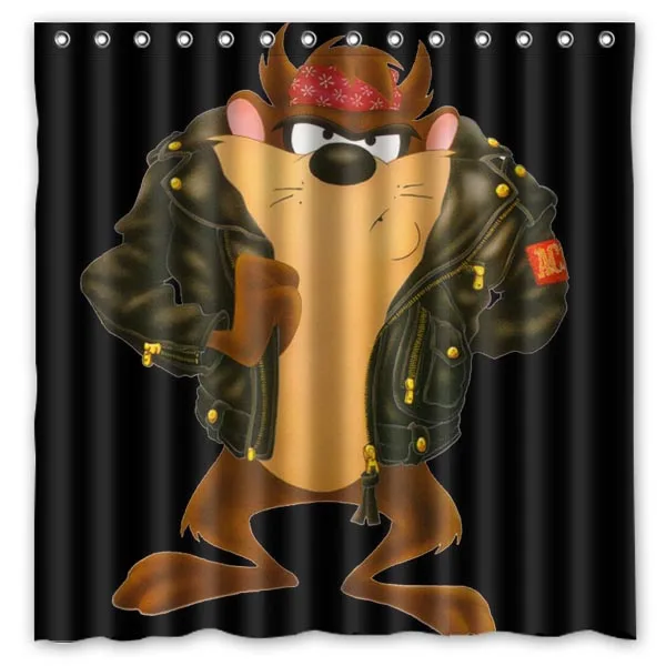 Tasmanian Devil TAZ полиэстер водонепроницаемая занавеска для душа 12 шт. крючки