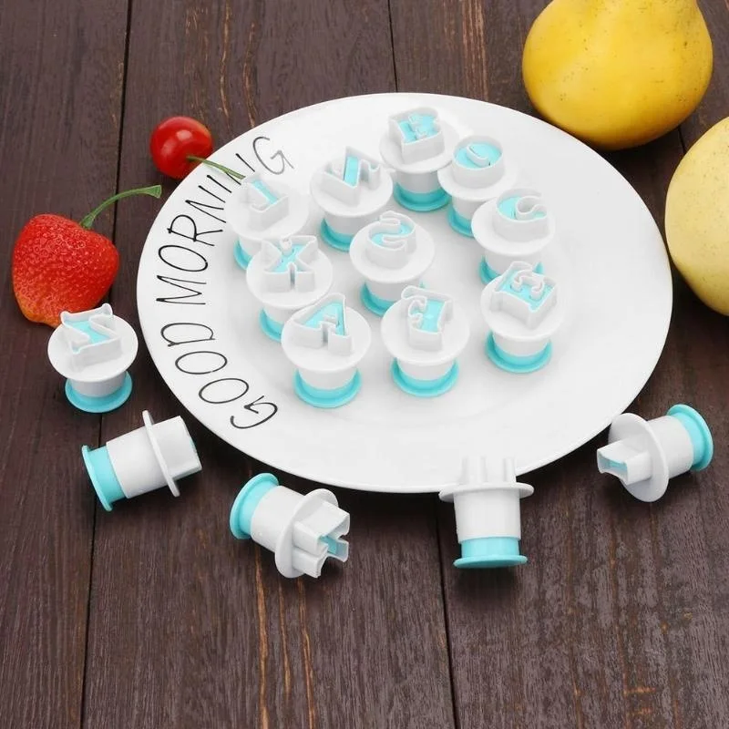 Новинка весны алфавита С принтом цифр и букв DIY персонаж Fondant (сахарная) Набор для