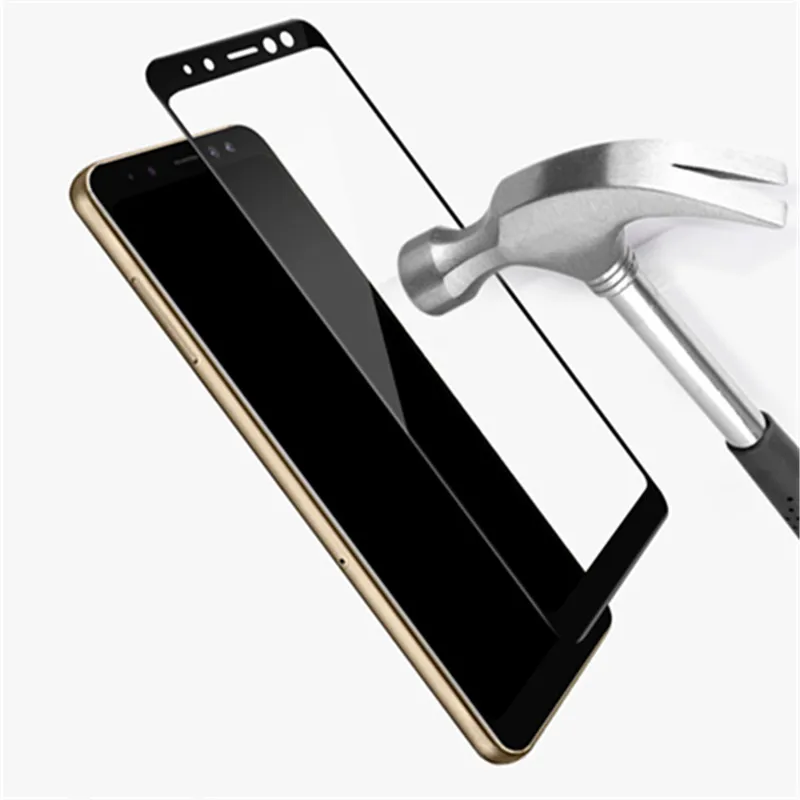 Полное покрытие из закаленного стекла для Samsung Galaxy A8 2018 A530 A530F A530F/DS Duos Защитная