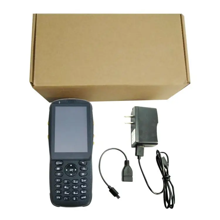 Портативный терминал 2D сборщик данных прочный Сканер Штрих-Кода Android PDA