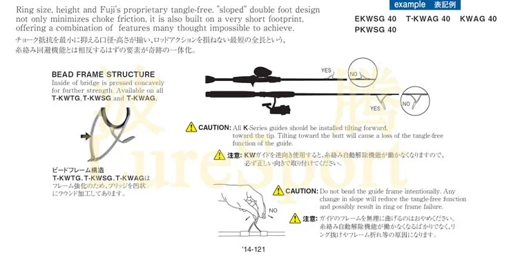LureSport FUJI guide 9 шт. набор MNAT KWAG литой верх и направляющий набор стержней строительный компонент ремонт удочки DIY аксессуары