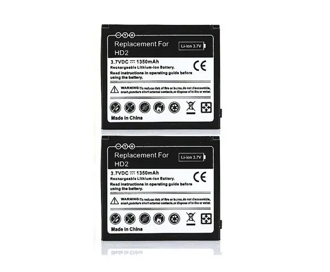 2X Сменные Аккумуляторы для телефонов 1350 мАч для htc HD2 Touch HD2 T8585 htc LEO, аккумуляторы для мобильных телефонов