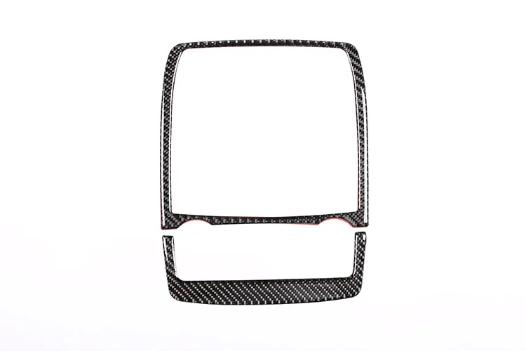 Наклейка на рамку лампы для чтения в передний ряд из настоящего углеродного