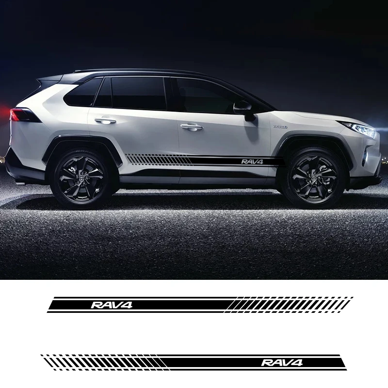 

Виниловые наклейки для гоночного автомобиля RAV4, 2 шт.