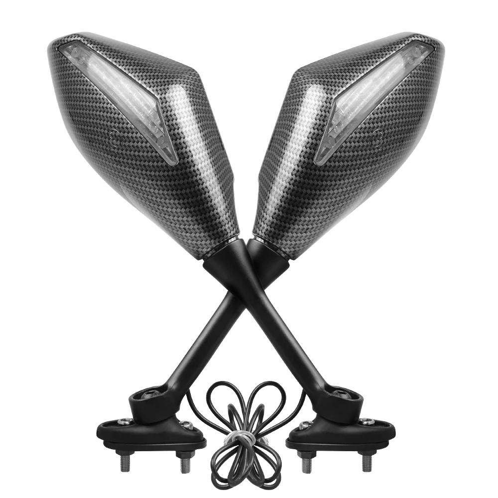 Светодиодные поворотники для мотоциклов зеркала заднего вида аксессуары Honda