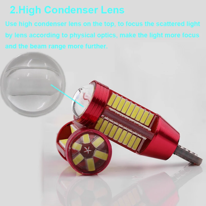 2x12V Canbus T10 Автомобильный светодиодный светильник 194 168 192 W5W 4014 SMD 78 Авто ошибка