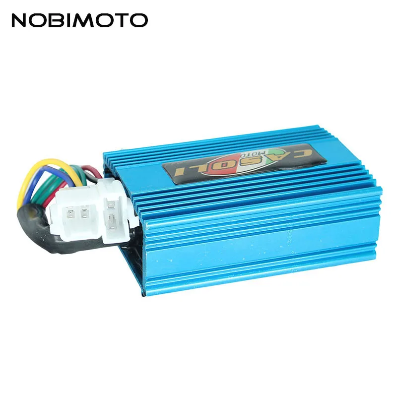 Мотокросс GY6 6 контактный AC Racing CDI Box новая производительность алюминиевый для CG125