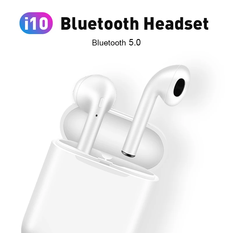 I10 xs tws Беспроводные Bluetooth 5,0 наушники i10 tws стерео наушники гарнитура с зарядным устройством для Apple iPhone xiaomi