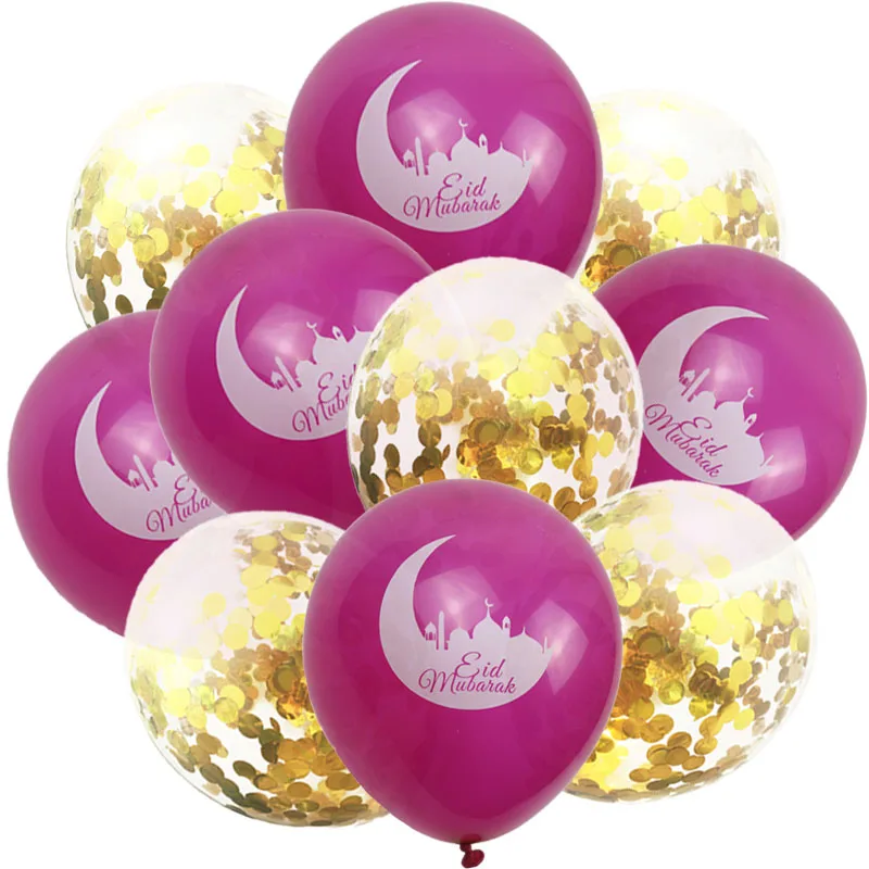 

Ramadan Mubarak Ballon EID MUBARAK Deco Ramadan Decoration Balloon Ramadan Kareem Gold Silver EID Baloon For Muslim EID Party