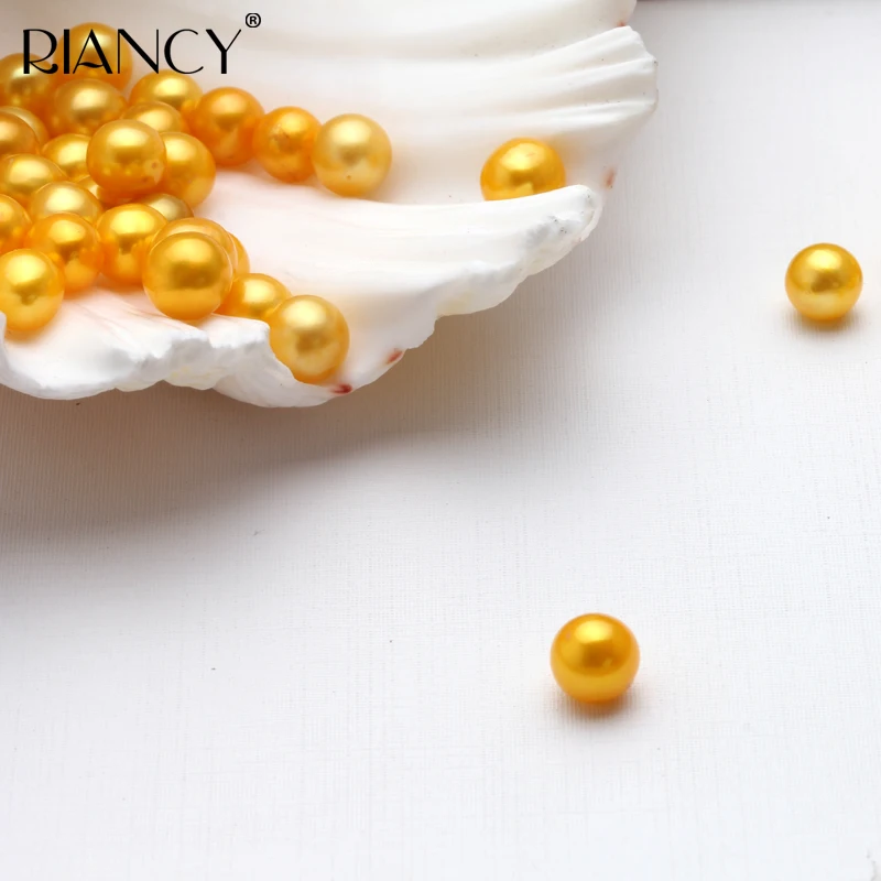 

6-7MM Round AAA Real Akoya Oyster Pearls Loose Charm Dyed Beads Wholesale Jewelry Making Beads For DIY