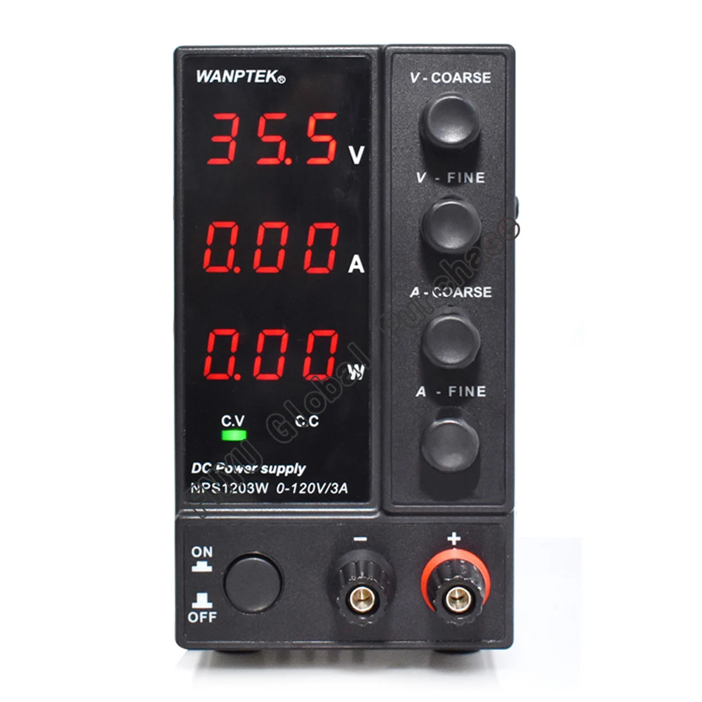 NPS1203W DC Регулируемый источник питания мини цифровой 0 120 V 3A лабораторное