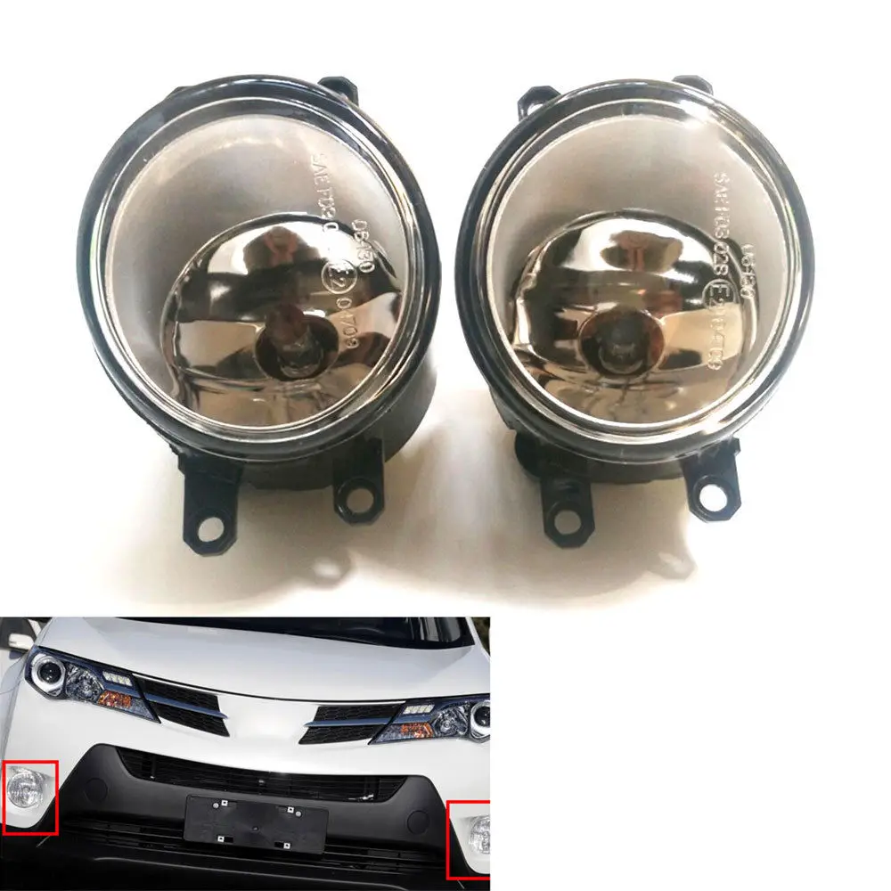 BBQ @ FUKA Pair прозрачная противотуманная фара для вождения автомобиля крышка Toyota Camry