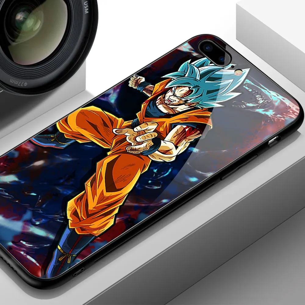 FinderCase для iphone XS MAX Case Dragon Ball Z Super Saiyan стеклянный чехол Чехол для iphone 6 6S 7 8 plus X XR XS MAX 11 pro max
