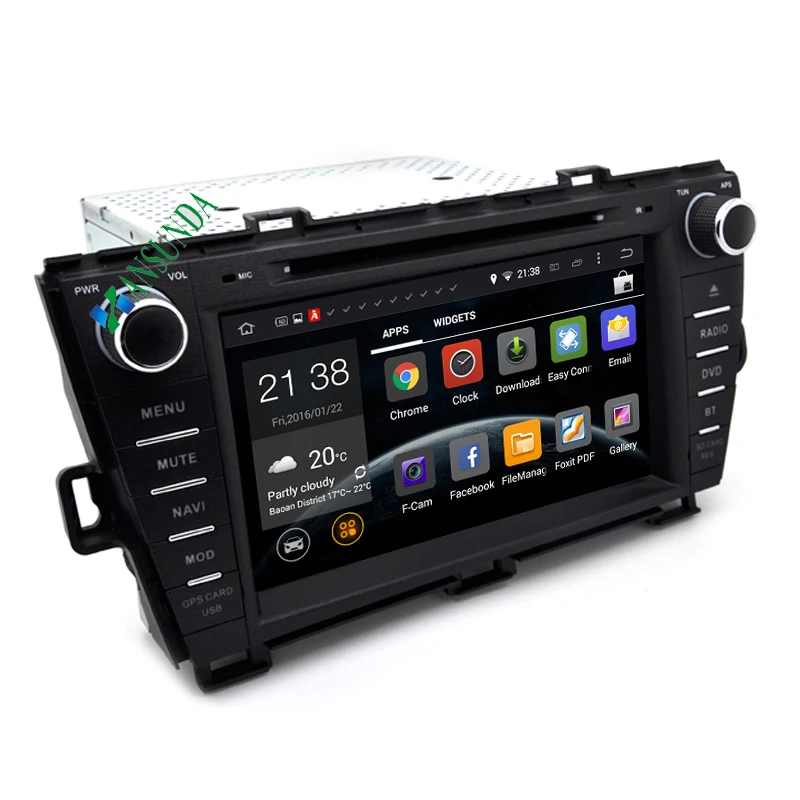 2 ГБ + 16 Android 6 0 емкостный экран 1024*600 автомобильный DVD плеер с 3/4G GPS навигацией радио