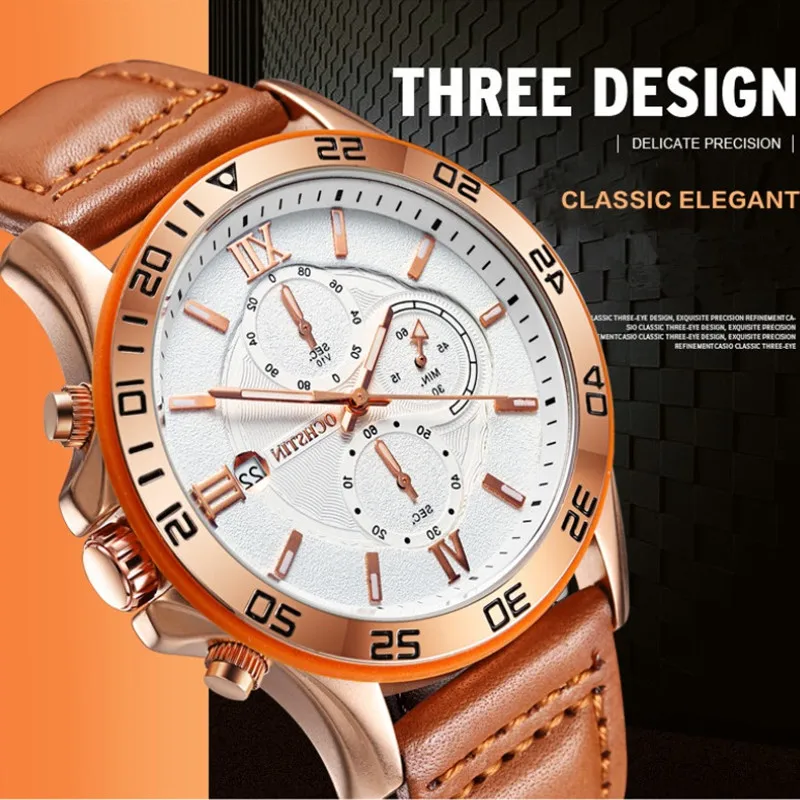 2017 мужские Часы Лидирующий бренд роскошный мужской Бизнес Кварцевые наручные