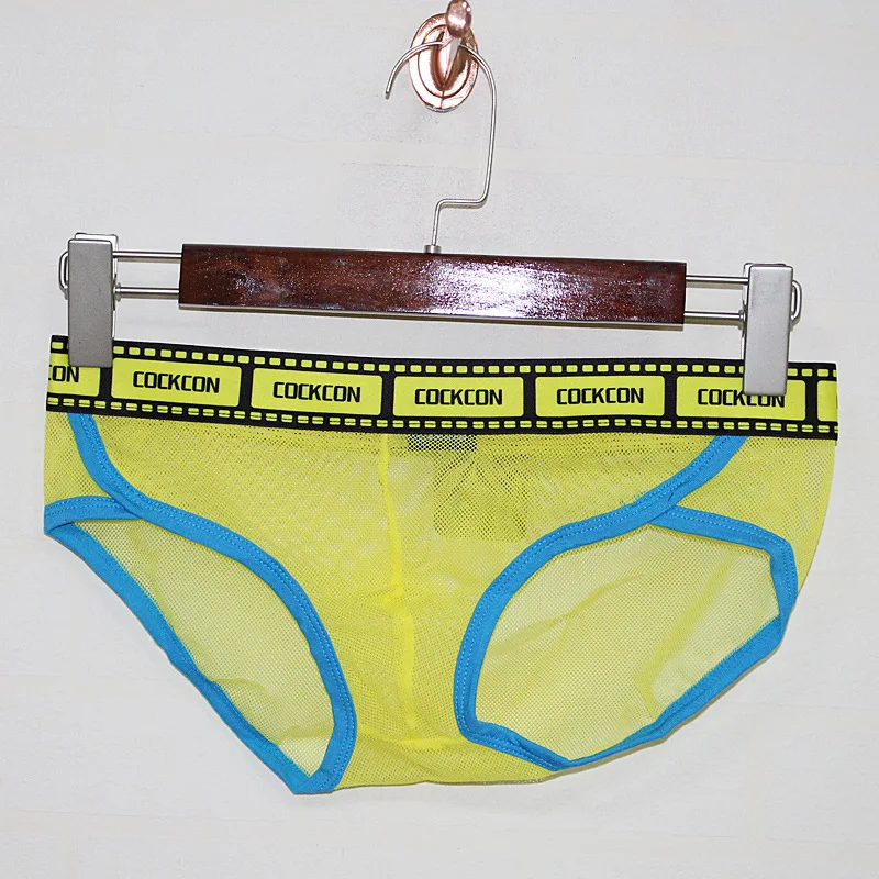 COCKCON мужское прозрачное Сетчатое нижнее белье мужские сексуальные гей трусы