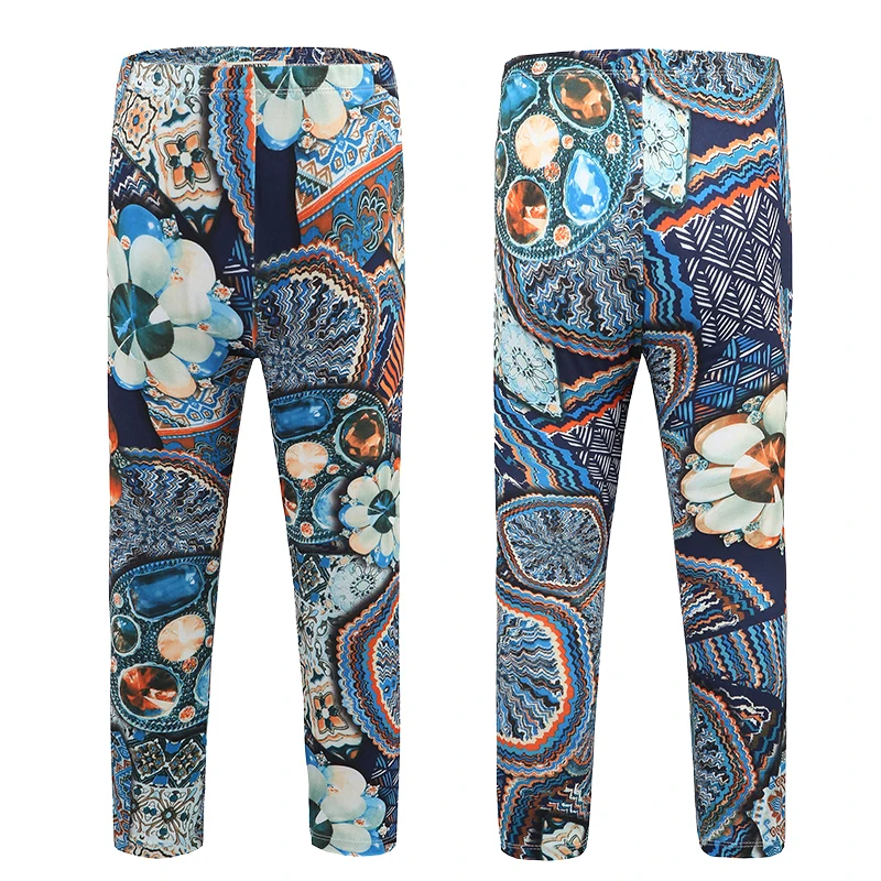 Детские От 3 до 12 лет Весенние брюки для маленьких девочек Леггинсы с цветочным