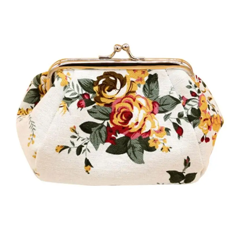 Women Lady Retro Vintage Flower Small Wallet Hasp Purse Clutch Bag bolsas feminina coin purse women bags | Багаж и сумки