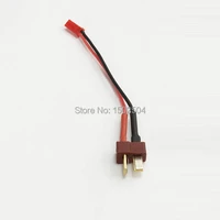 free shipping t plug male to jst female soft silicone wire switch 22awg cable 100mm rc cable connector