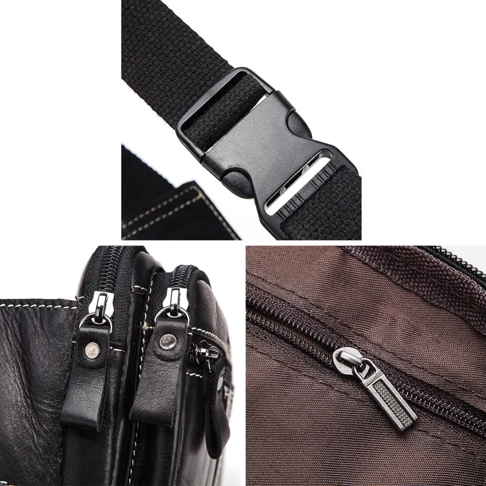 Натуральная кожа поясная сумка для мужчин кошелек чехол телефона мотоциклетный