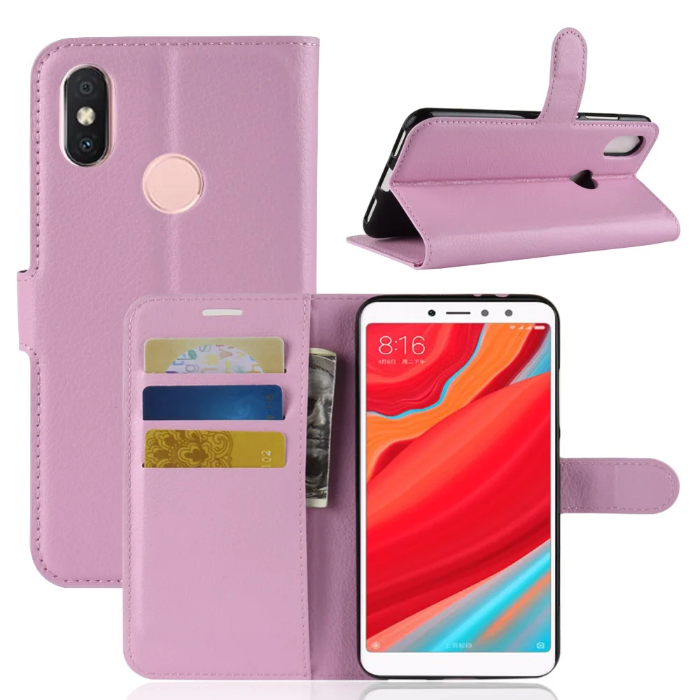 Чехол для Redmi S2 чехол Xiaomi роскошный чехол-бумажник 5 99 дюйма из искусственной кожи