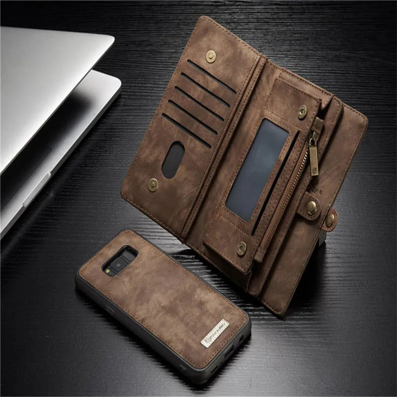 2019 продажа Многофункциональный кожаный магнитный чехол для телефона Samsung Galaxy S9