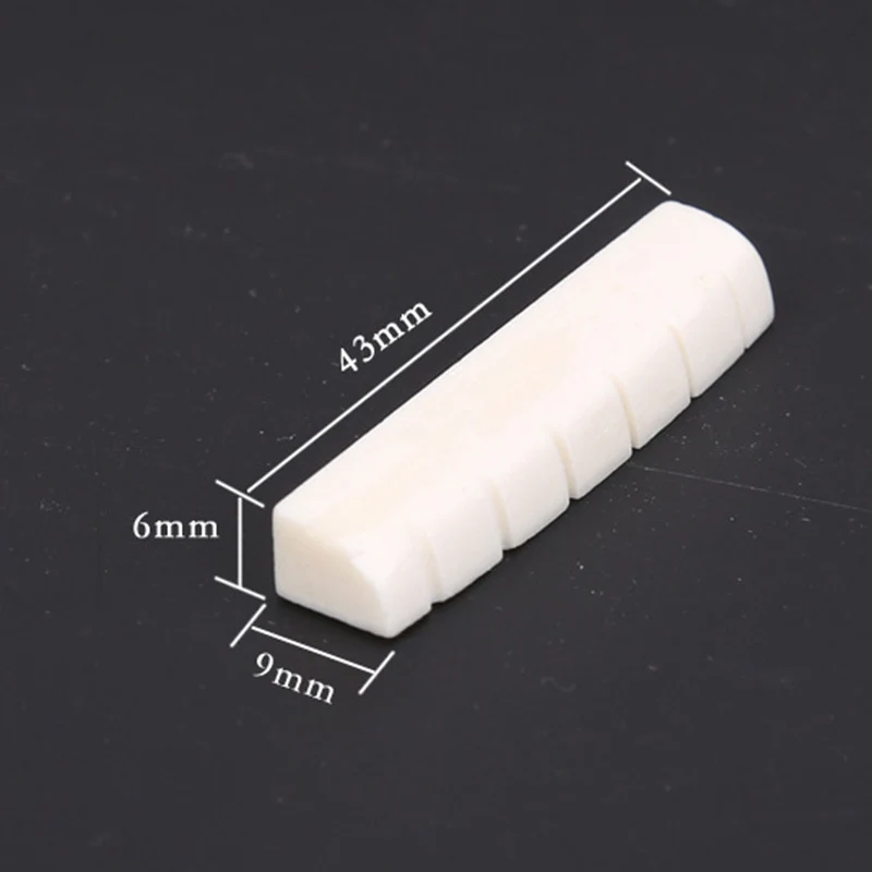 Новинка 2019 детали для белой гитары Sews 6 струн классическое седло костяного моста