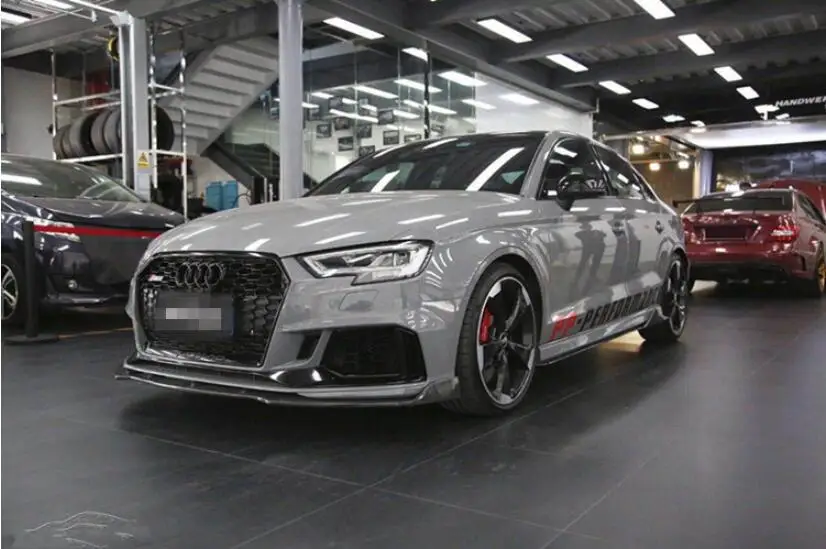 Передний спойлер из углеродного волокна для AUDI A3 S3 RS3 2014 2015 2016/2017 2018