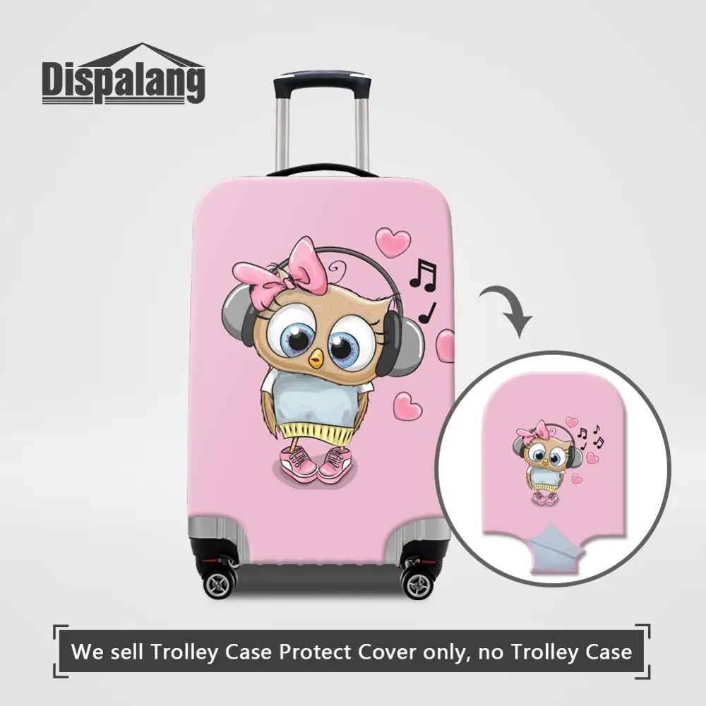 Luggage Cover05 Dispalang лиса свинья Сова Единорог принт защитный чехол на чемодан для 18-32 дюймов детей женщин мультфильм аксессуары для путешествий - Цвет: Luggage Cover05