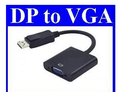 100 шт. Thunderbolt DisplayPort DP to VGA кабель конвертер Папа мама адаптер для ноутбука