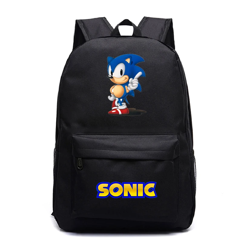 3 Sonic рюкзак, школьные сумки, модный шаблон, для студентов, для мальчиков и девочек, рюкзак для мужчин и женщин, рюкзак для ноутбука - Цвет: 3