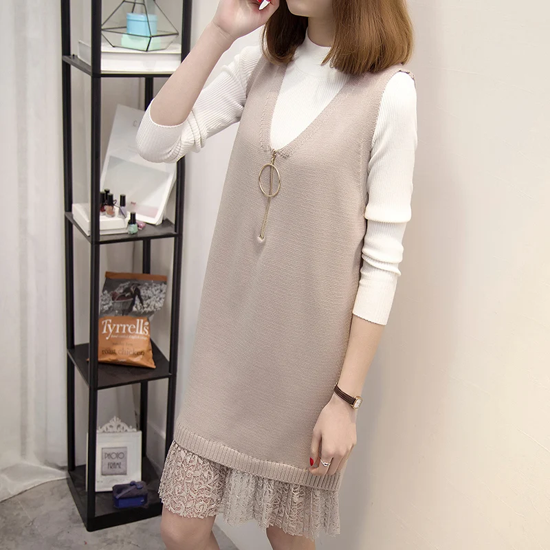 Горячая Распродажа 2019 осень зима новые модные женские винтажные Длинные рукава в