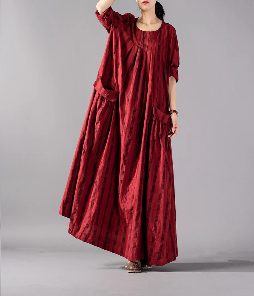 Винтажное клетчатое платье новинка 2018 модное женское повседневное длинное