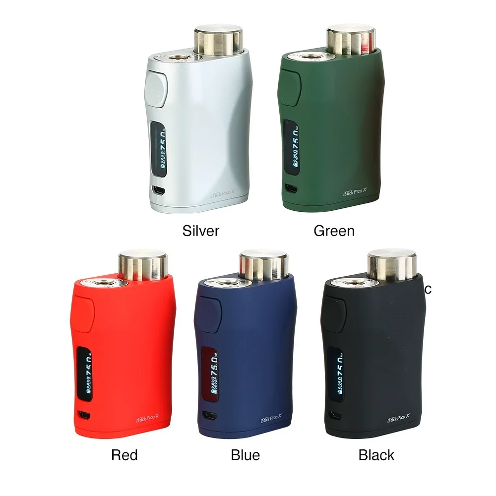 Электронная сигарета Eleaf iStick Pico X 100% оригинал набор MELO 4 D22 75 Вт с баком 2 мл катушка 0