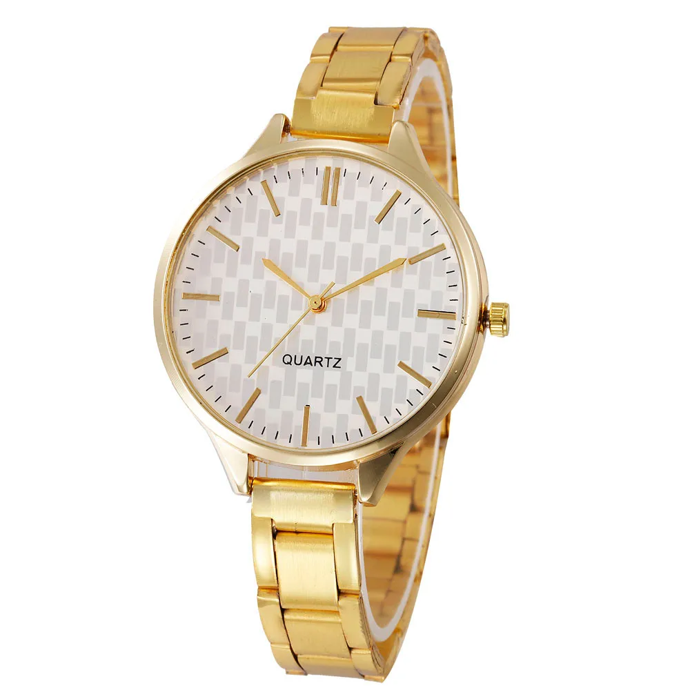 Горячая Распродажа 2019 женские часы с кристаллами золотые из нержавеющей стали