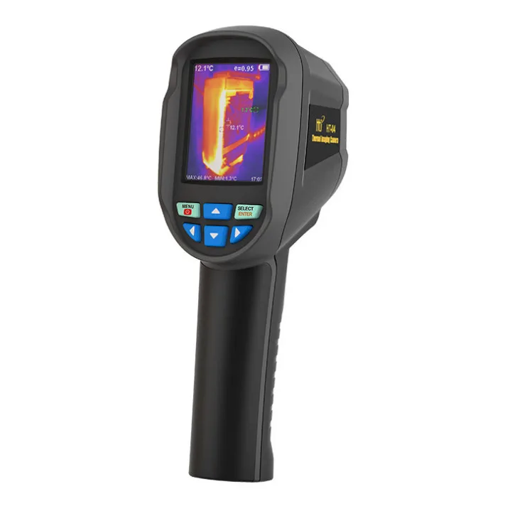 HT-04 IR Digital Thermal Imager Camera 2.4inch Handheld Infrared Thermometer 220x160 Resolution with 4G SD Card