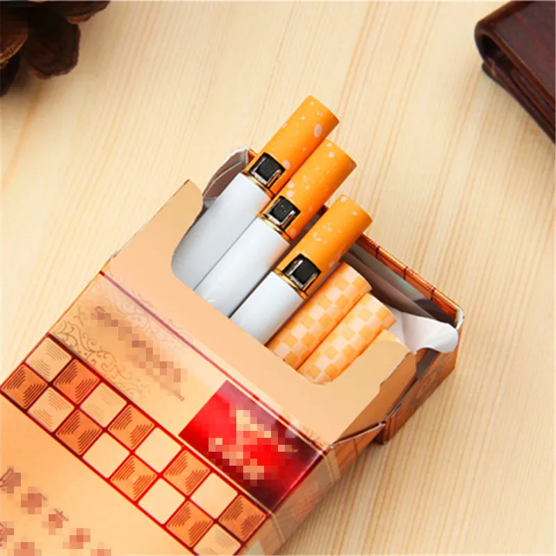 Новые стильные многоразовые газовые зажигалки с бутаном тонкие мини в форме