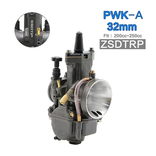 A-32mm Alconstar-21 24 26 28 30 32 34 мм серый серебристый мотоцикл PWK Карбюратор с power Jet Carb для 2 T/4 T двигатель для Kawasaki KTM EXC - Цвет: A-32mm