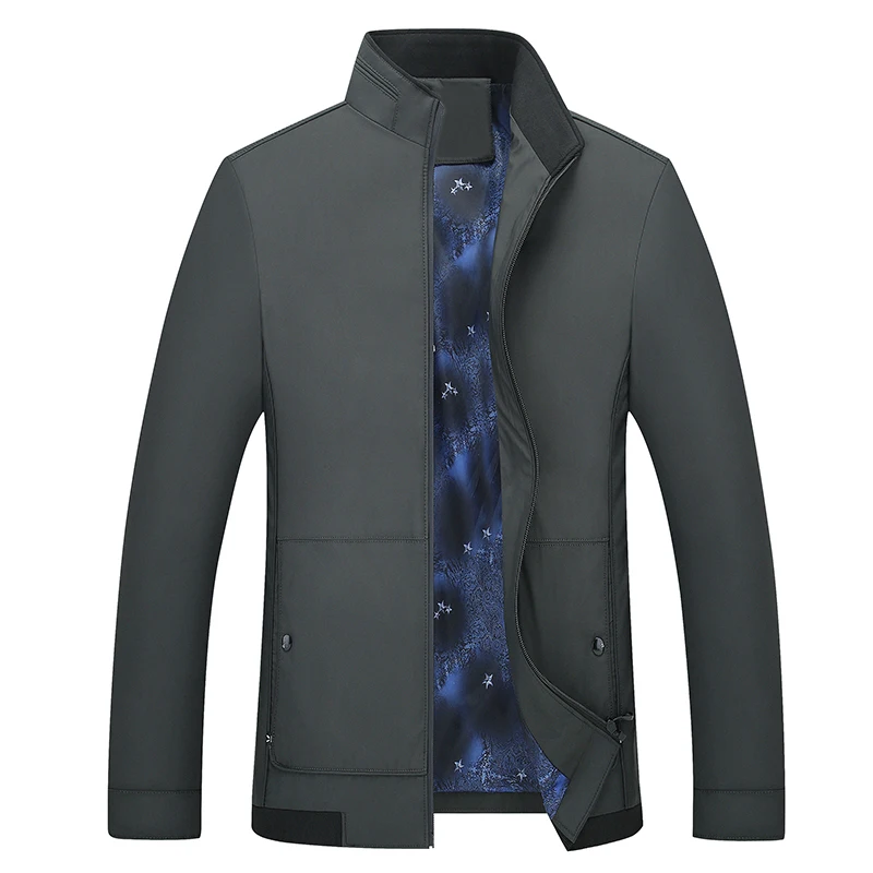 2018 Новый L-XXXL Мужская водонепроницаемая ветровка куртка-бомбер на молнии slimjacket