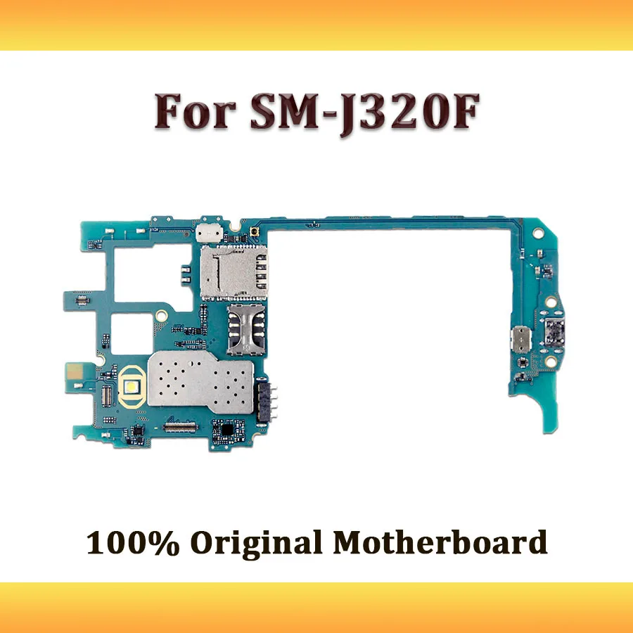 Материнская плата для одной sim-карты samsung Galaxy J3 J320F, европейская версия, оригинальная разблокированная материнская плата для Galaxy J3 J320F