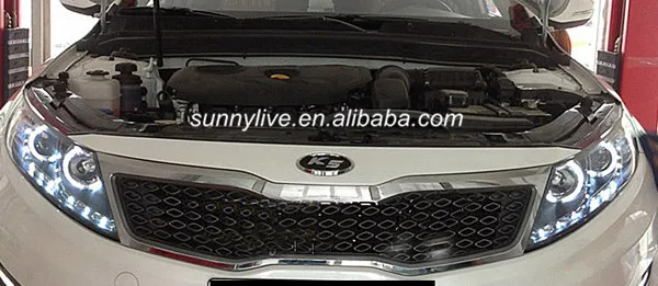 Для Kia Optima K5 светодиодный головной фонарь Angel eyes 2011 до 2012 года